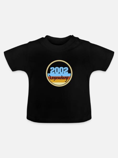 Held 2002 - Baby Bio-T-Shirt mit Rundhals - Schwarz