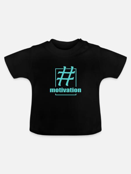 Trainer Trainer - Baby Bio-T-Shirt mit Rundhals - Schwarz
