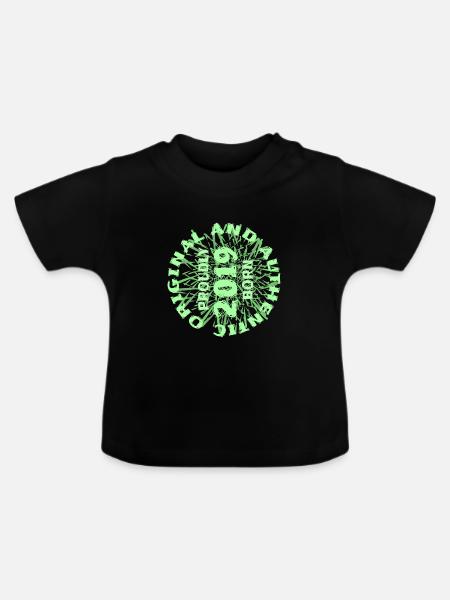 Freizeit 2019 - Baby Bio-T-Shirt mit Rundhals - Schwarz