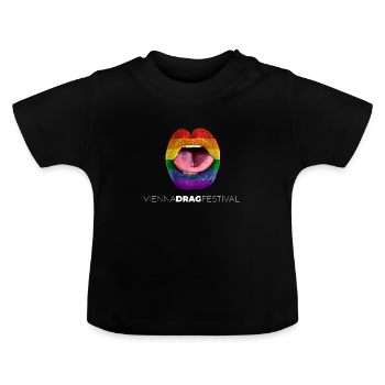 Rainbow Lips - Pride - Vienna Drag Festival - T-shirt bio col rond Bébé