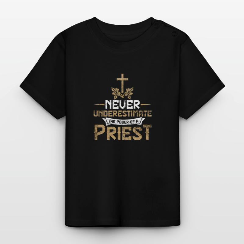 Priest force Baby Organic T-Shirt with Round Neck