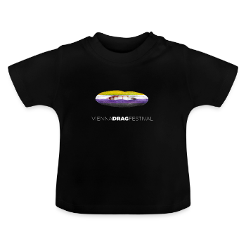Non-Binary Lips - Pride - Vienna Drag Festival - T-shirt bio col rond Bébé