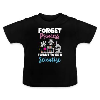 scientifique - T-shirt bio col rond Bébé - noir - Devant