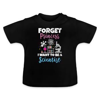 scientifique - T-shirt bio col rond Bébé - noir - Devant