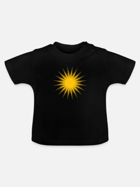sol - Baby Bio-T-Shirt mit Rundhals - Schwarz