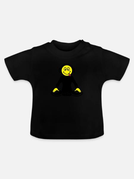 DJ - Baby Bio-T-Shirt mit Rundhals - Schwarz