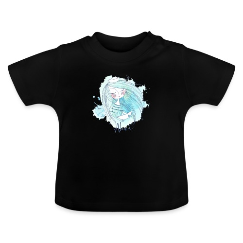 Meermädchen Ahoi - Baby Bio-T-Shirt mit Rundhals