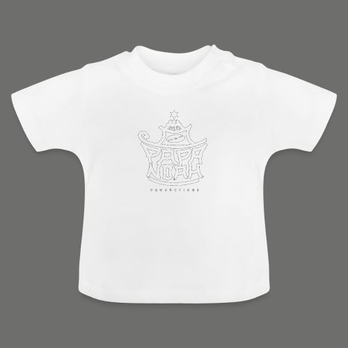 PAPA NOAH white - Baby Bio-T-Shirt mit Rundhals