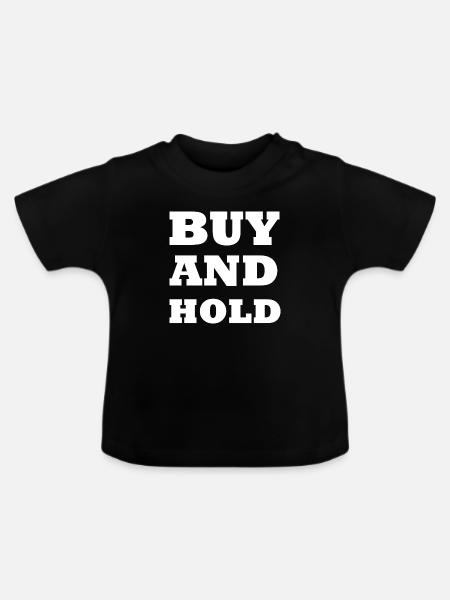 Crypto Bitcoin Trading - Baby Bio-T-Shirt mit Rundhals - Schwarz