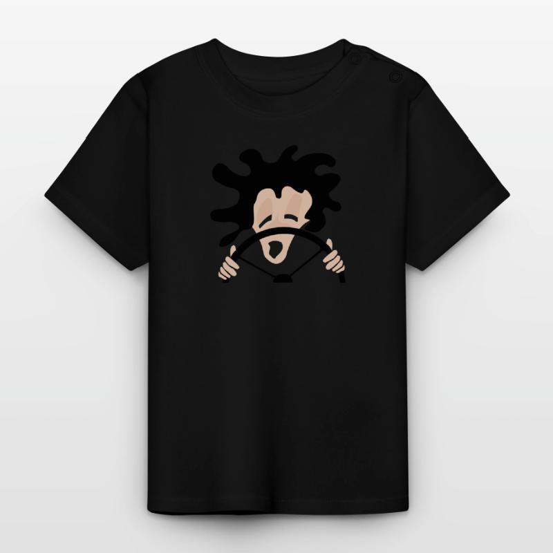 Fahrer Baby Bio-T-Shirt mit Rundhals
