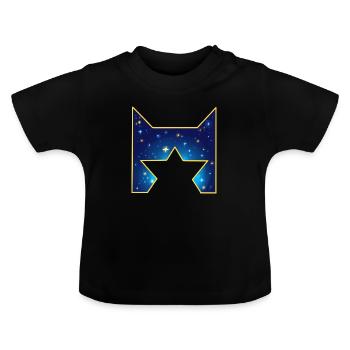 Star Clan Starclan Warrior Cats Cats Warriors - T-shirt bio col rond Bébé - noir - Devant