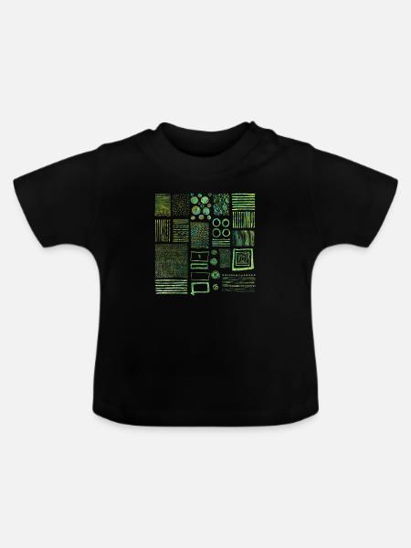 Grafik - Baby Bio-T-Shirt mit Rundhals - Schwarz