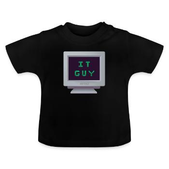 CRT - Computer Science - Baby Organic T-Shirt with Round Neck - black - Front