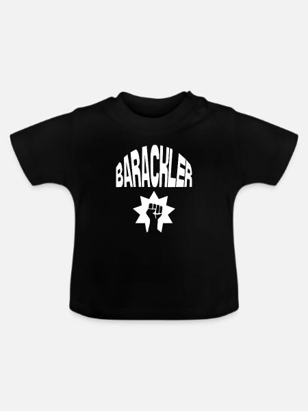 Barackler - Baby Bio-T-Shirt mit Rundhals - Schwarz