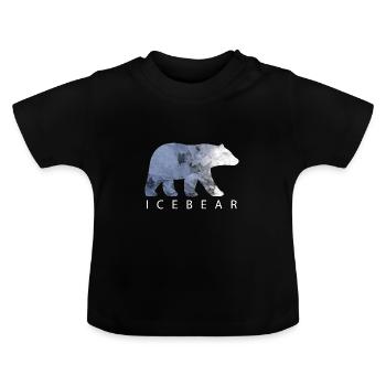 Polar Bear - T-shirt bio col rond Bébé - noir - Devant