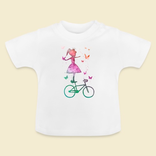 Kunstrad | Märchen Prinzessin - Baby Bio-T-Shirt mit Rundhals