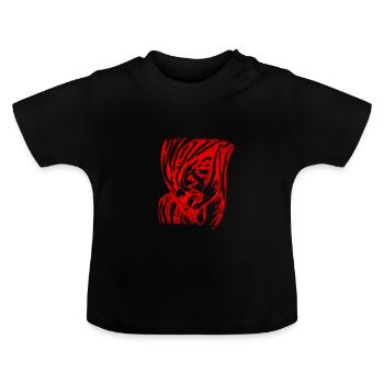 Frau Hope - Baby Bio-T-Shirt mit Rundhals - Schwarz - Vorne