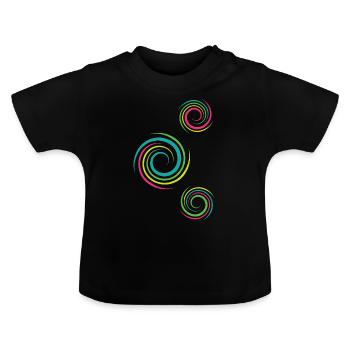 Psy - Baby Organic T-Shirt with Round Neck - black - Front