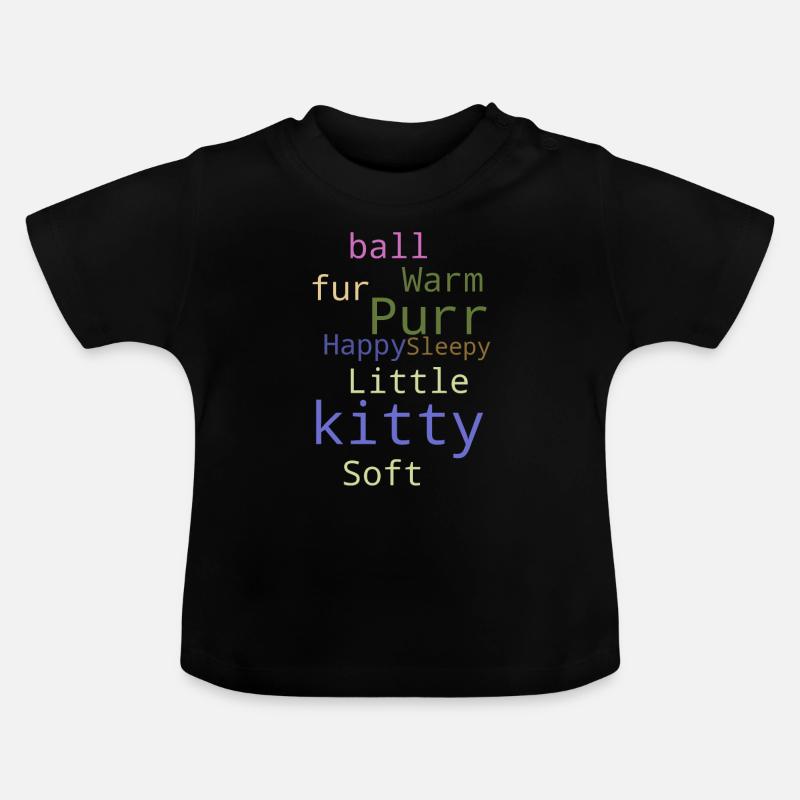 Soft Kitty - T-shirt bio col rond Bébé - noir