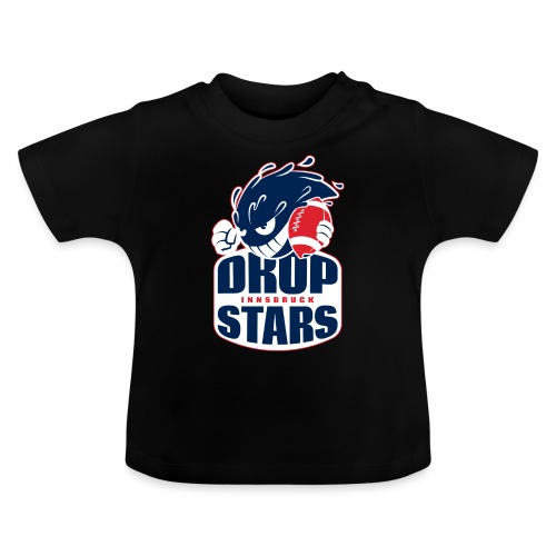Dropstars Logo - Baby Bio-T-Shirt mit Rundhals