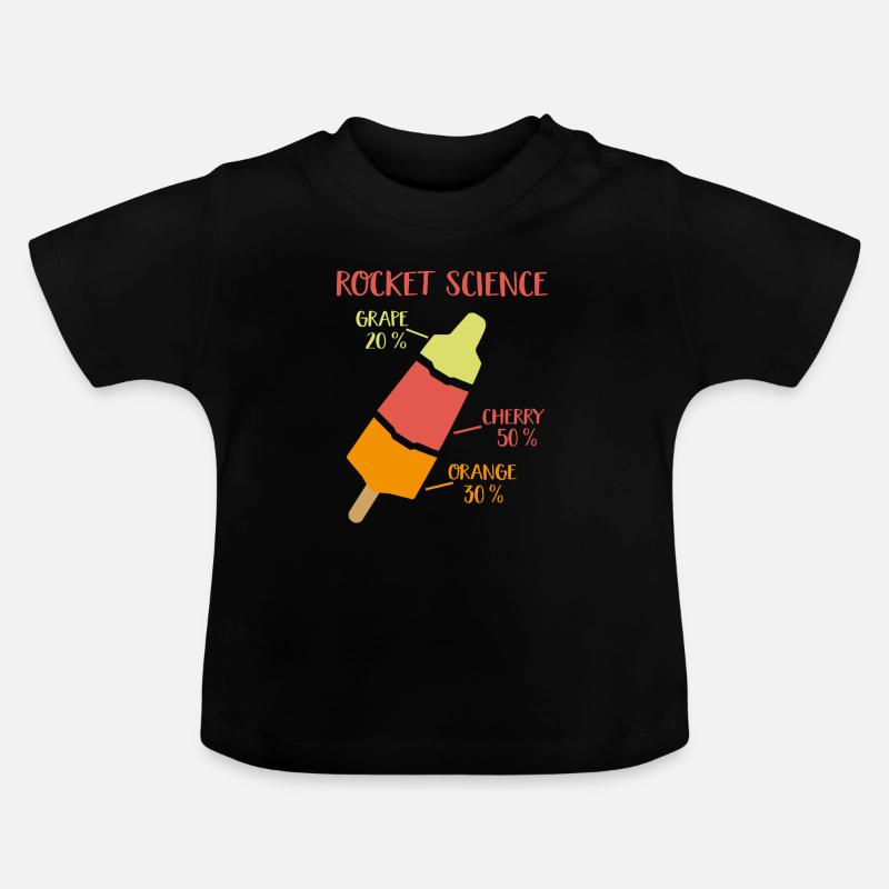 2541614 128139169 rocket science - T-shirt bio col rond Bébé - noir