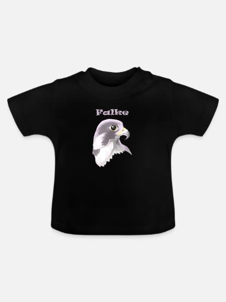 Falke - Baby Bio-T-Shirt mit Rundhals - Schwarz