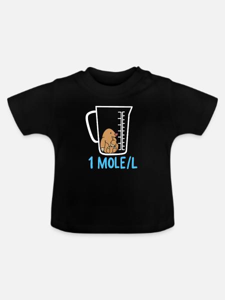 Wissenschaft Lehre - Baby Bio-T-Shirt mit Rundhals - Schwarz