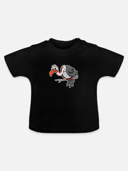 Geier - Baby Bio-T-Shirt mit Rundhals - Schwarz