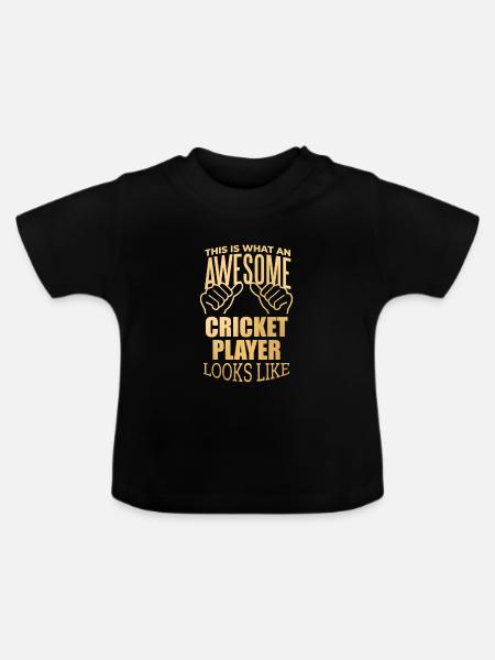 Cricket Cricket Cricket - Baby Bio-T-Shirt mit Rundhals - Schwarz