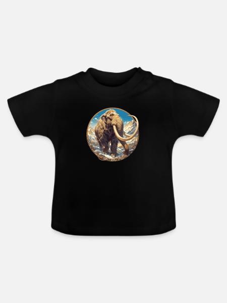 Mammuts Mammut - Baby Bio-T-Shirt mit Rundhals - Schwarz