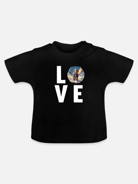 Mammuts Mammut - Baby Bio-T-Shirt mit Rundhals - Schwarz
