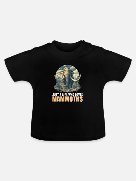Mammuts Mammut - Baby Bio-T-Shirt mit Rundhals - Schwarz