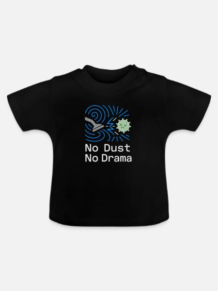 Reinraumtechniker Kontrollierte Umgebung - Baby Bio-T-Shirt mit Rundhals - Schwarz