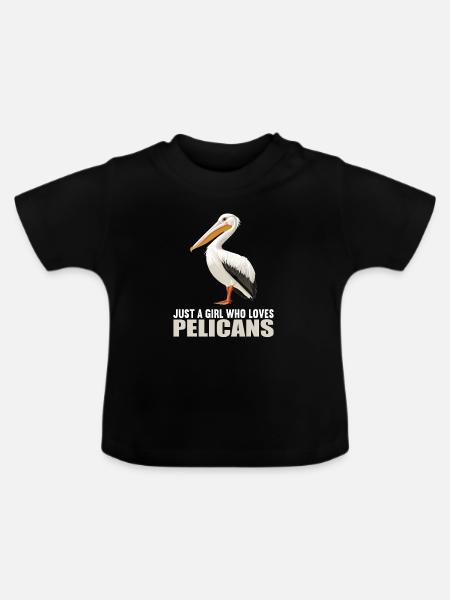 Pelikane Pelikan - Baby Bio-T-Shirt mit Rundhals - Schwarz