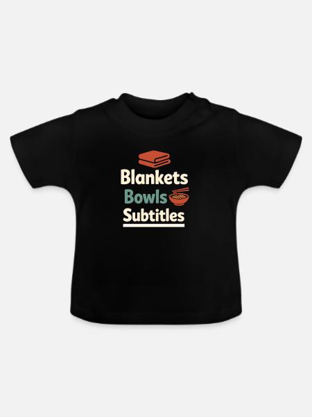Anime-introvert Weeb Stubenhocker - Baby Bio-T-Shirt mit Rundhals - Schwarz