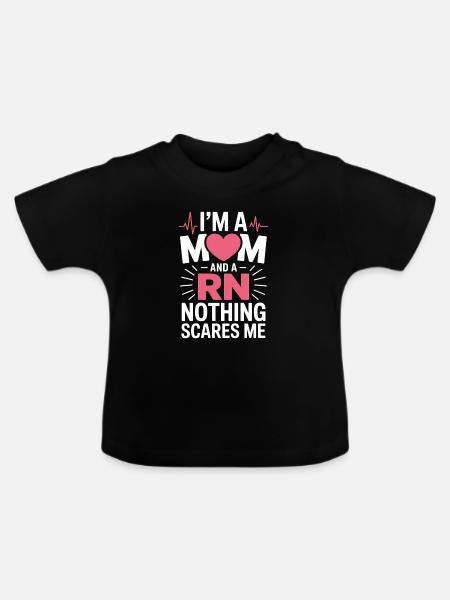Krankenschwester Sprüche Krankenschwester Geschenk - Baby Bio-T-Shirt mit Rundhals - Schwarz