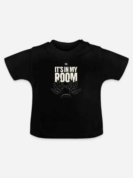 Tarantel Tarantel Halter Spinnenbesitzer - Baby Bio-T-Shirt mit Rundhals - Schwarz