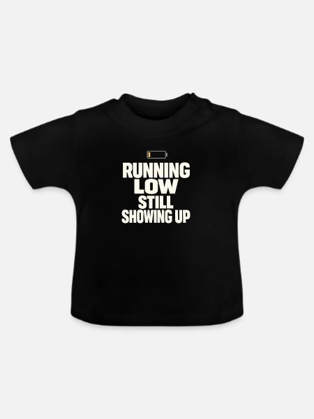 Ausgebrannter Millennial, Müder Erwachsener, - Baby Bio-T-Shirt mit Rundhals - Schwarz