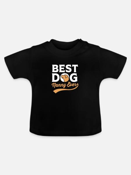 Haustier Sitter Haustiere Babysitter - Baby Bio-T-Shirt mit Rundhals - Schwarz