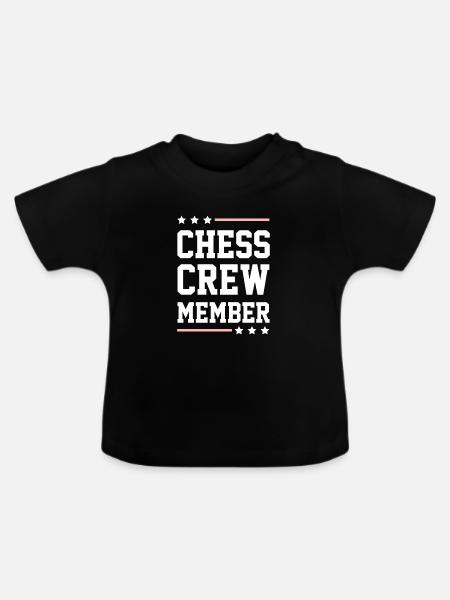 Chess Crew - Baby Bio-T-Shirt mit Rundhals - Schwarz