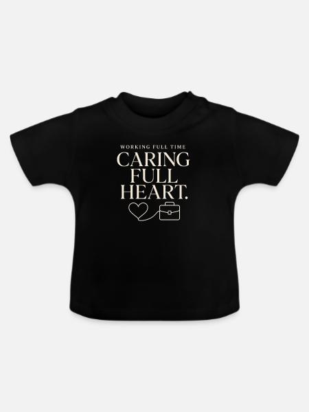 Arbeitender Pflegekraft Familienpflegekraft - Baby Bio-T-Shirt mit Rundhals - Schwarz