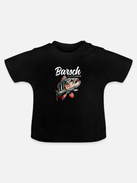 Barsch Flüsterer - Baby Bio-T-Shirt mit Rundhals - Schwarz