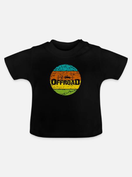 Offroad - Baby Bio-T-Shirt mit Rundhals - Schwarz