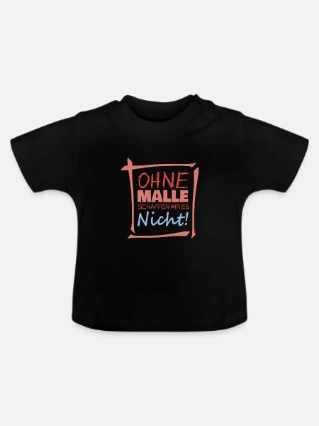 Geschenk für nicht - Baby Bio-T-Shirt mit Rundhals - Schwarz