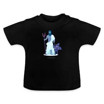 Hades - Greek mythology - Baby Organic T-Shirt with Round Neck - black - Front