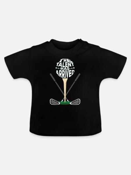 Das Talent ist da - Baby Bio-T-Shirt mit Rundhals - Schwarz