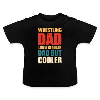 Wrestling - Baby Organic T-Shirt with Round Neck - black - Front