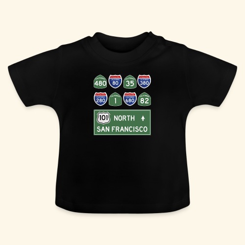 San Francisco Roads - T-shirt bio col rond Bébé