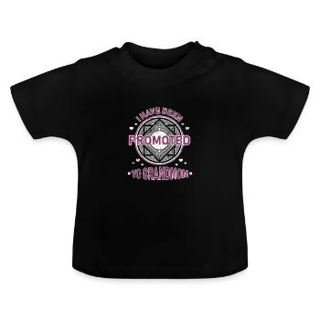 promotion - T-shirt bio col rond Bébé - noir - Devant