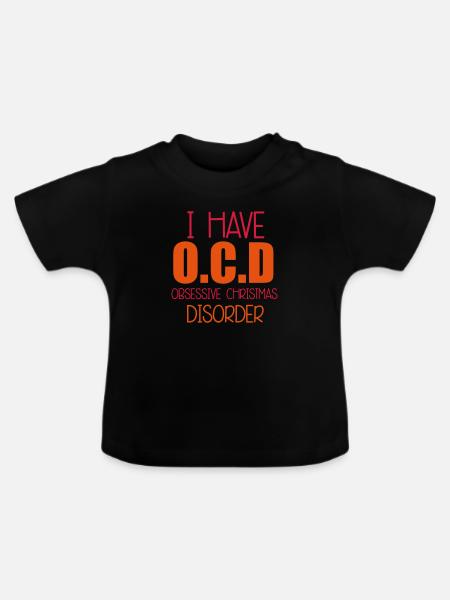 Christmas Disorder - Baby Bio-T-Shirt mit Rundhals - Schwarz